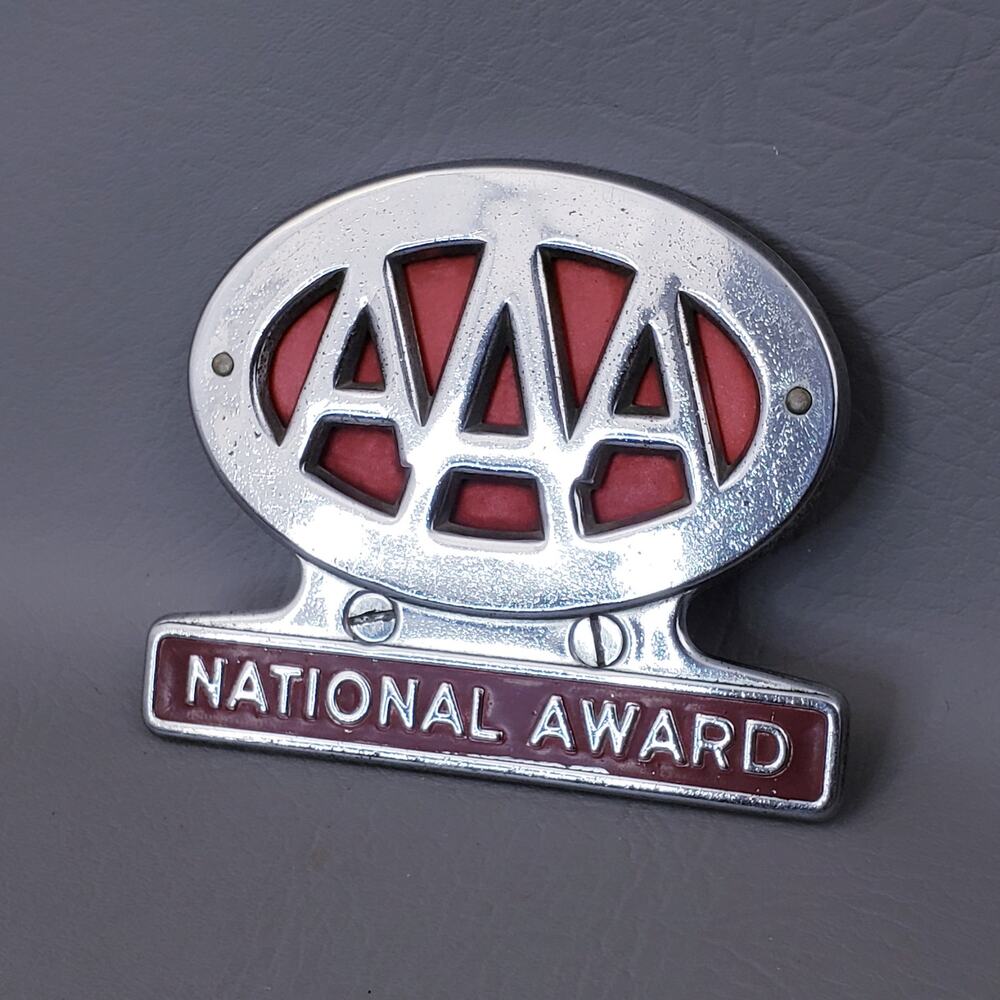 1954 AAA National Award License Plate Topper Automotive Club Transportation